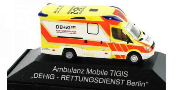 Rietze 68626 Ambulanz Mobile Tigis Ergo DEHiG Rettungsdienst Berlin